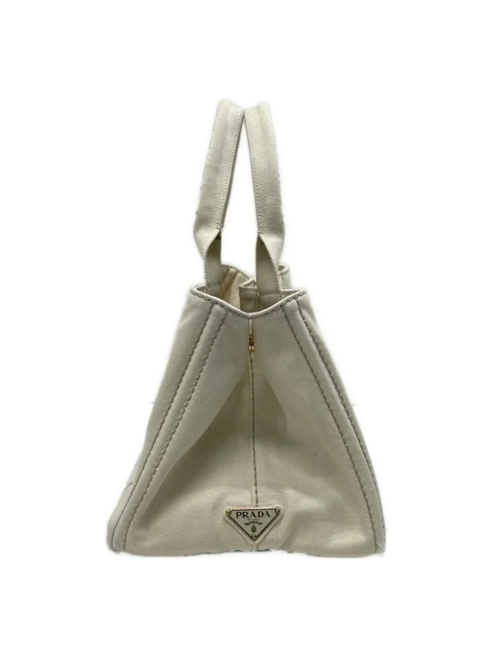 Prada Tote Canapa White